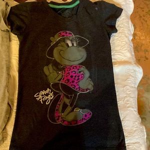 3 tops  size L-14  & 2 shorts girls shorts L 10-12